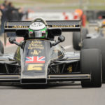 Heikki Kovalainen Drives Checkered Past Racing Lotus 77